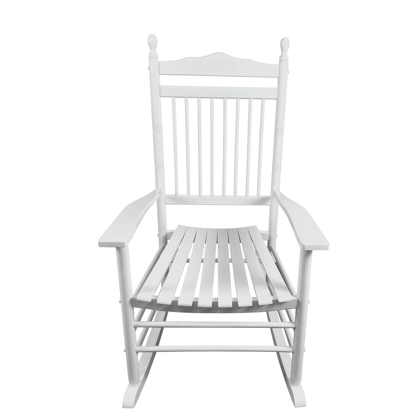 Premium White Balcony Porch Rocking Chair