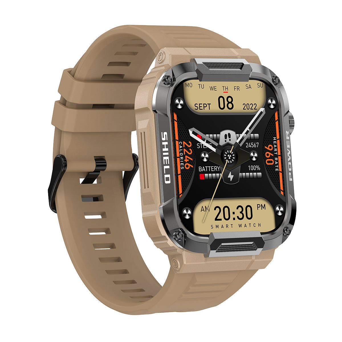 Smart bracelet MK66 Bluetooth call IP69 health monitoring super long endurance sleep monitoring sports watch - Korvel