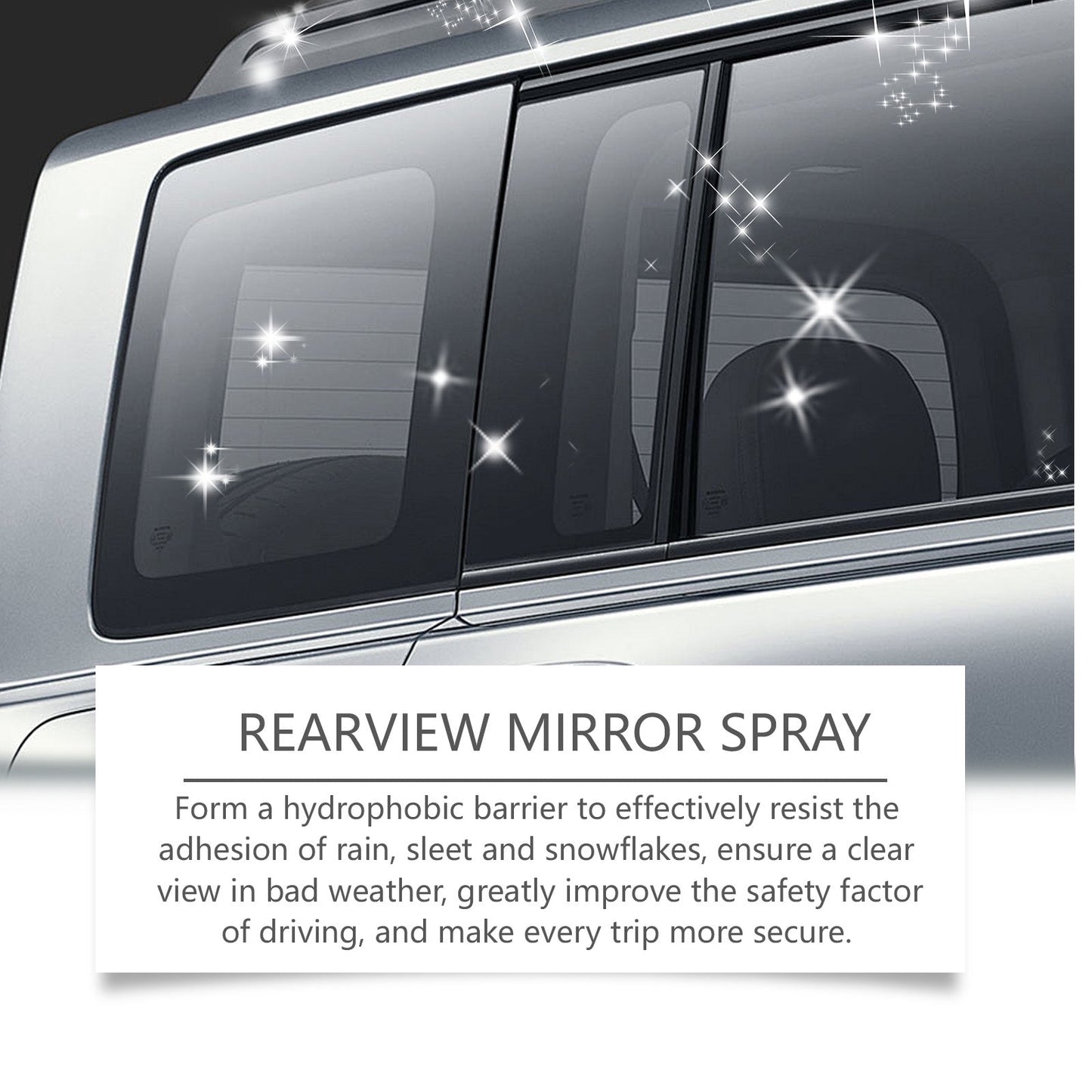 Spray anti-pluie pour vitres de voiture pour une visibilité améliorée
