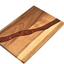 Heavy Duty Serving Tray Chopping Board With Ocean Wave  Epoxy Resin Wood Cutting Board - Korvel