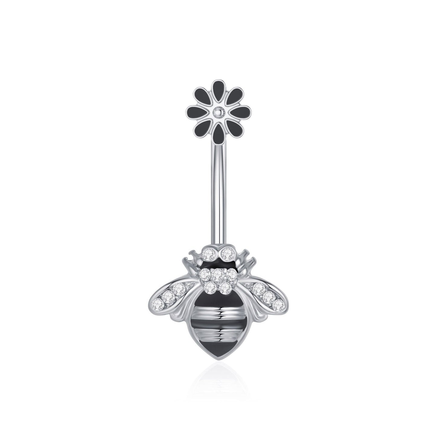 Navel Ring Creative Bat Bee Navel Buckle Navel Ring Body Piercing Jewelry - Korvel