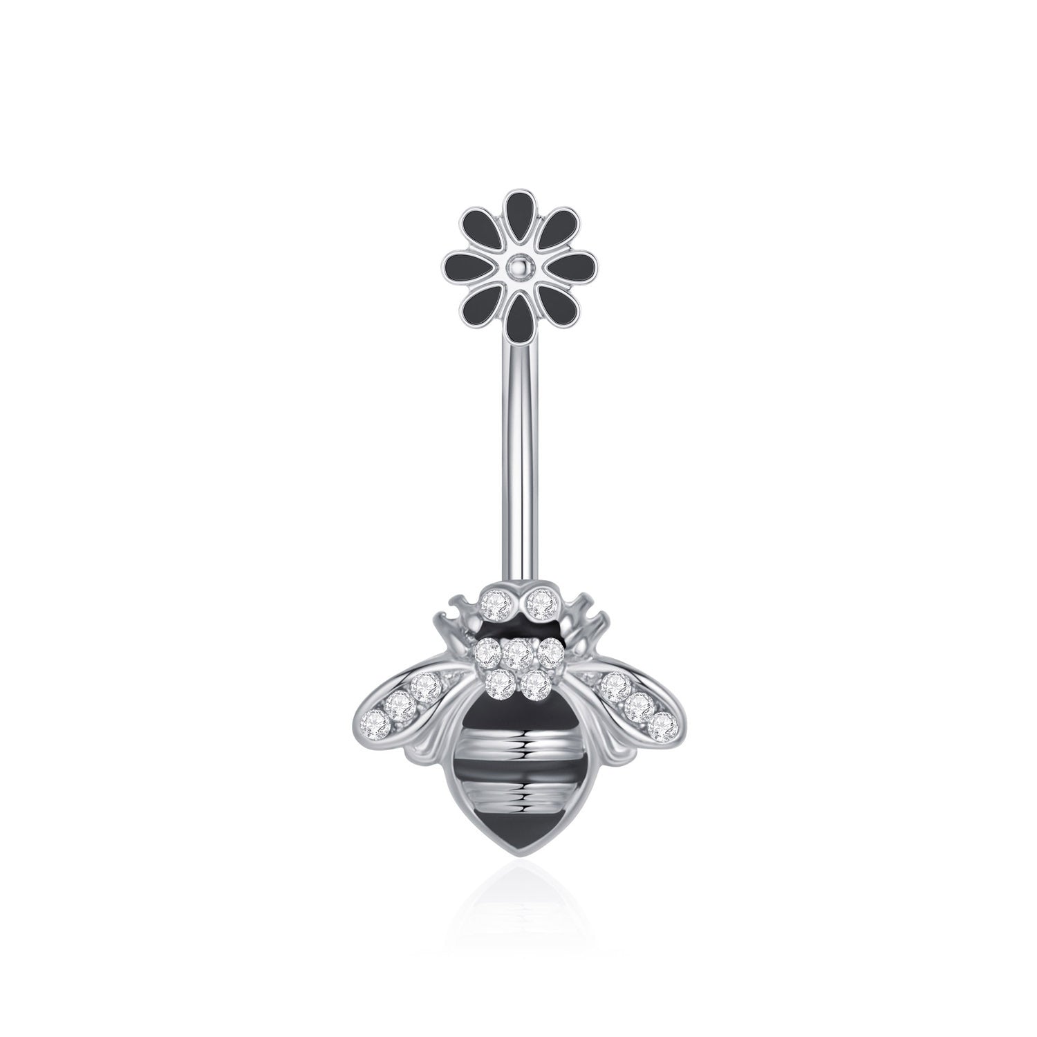 Navel Ring Creative Bat Bee Navel Buckle Navel Ring Body Piercing Jewelry - Korvel