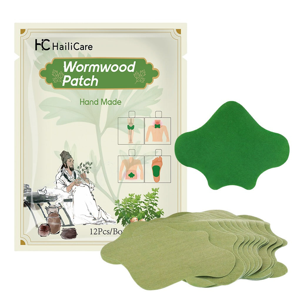 12pieces/Bag Foot Neck Knee Waist Massage Stickers Wormwood Natural Plant Self-heating Relief Joint Ache Pain Cinnamon Ginger - Korvel