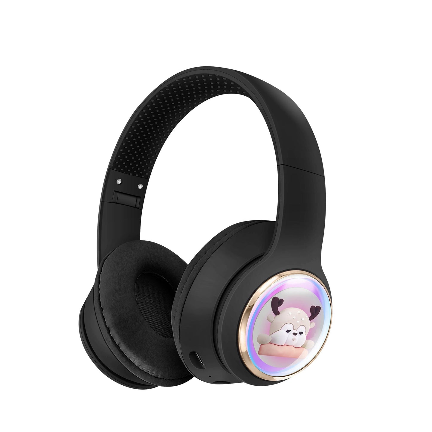 AKZ-56 Earphones Space Cabin Cute Cartoon Pet Bluetooth Headwear Large Battery Earphones Foldable Earphones - Korvel