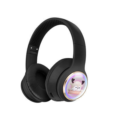 AKZ-56 Earphones Space Cabin Cute Cartoon Pet Bluetooth Headwear Large Battery Earphones Foldable Earphones - Korvel
