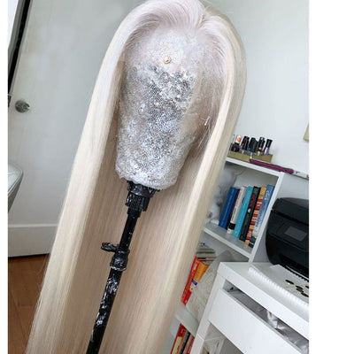 13*2.5 Wig Long Straight Synthetic Hair Wigs Middle PartCosplay Wigs For Women Heat Resistant Fiber - Korvel