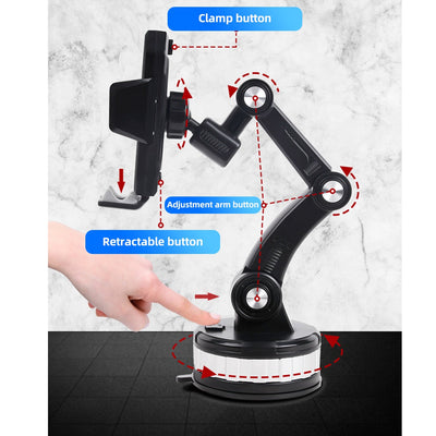 Universal Large Truck Suction Cup Mobile Phone Holder