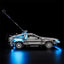 Set de LED para la Máquina del Tiempo de Volver al Futuro Compatible con LEGO