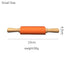 Wooden Handle Silicone Rolling Pin Rolling Pin Roller Flour Pin Small Medium And Large Household Baking Tools And Kitchenware - Korvel