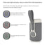 Warmer bag Warm milk bag leather three speed adjustable heating milk bottle bag car portable constant temperature heating cup sleeve - Korvel