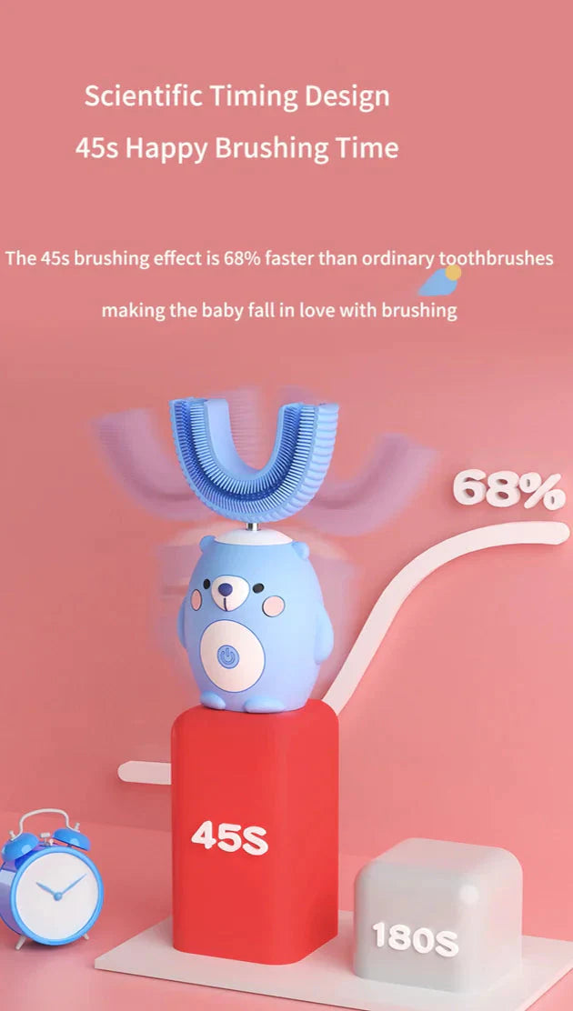 Brosse à dents électrique U-Shape pour enfants