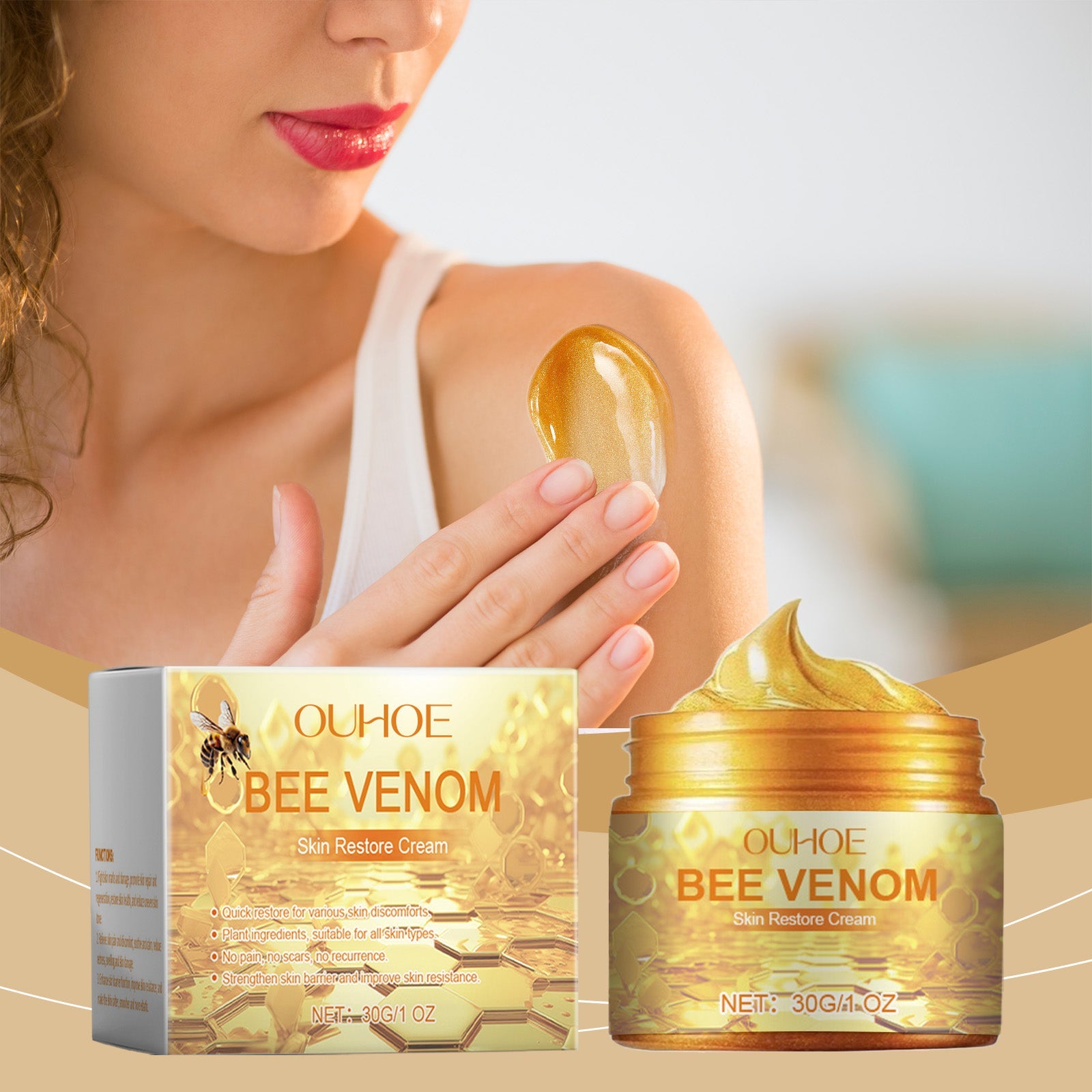 Skin Care Cream, Gently Hydrating And Soothing Skin Care Cream For Dry Bodies - Korvel