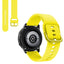 Suitable for Samsung Galaxy Watch Active2 Solid Color Silicone Strap 20/22mm Universal Strap - Korvel