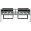 Twin Size Low Loft Bed with Two Movable Shelves and Ladder,with Decorative Guardrail Chalkboard,Gray - Korvel