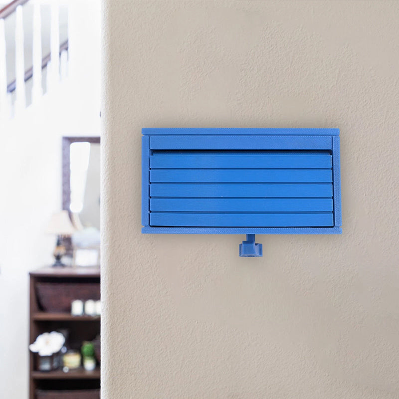 Porte-clés en bois élégant avec design en forme de garage