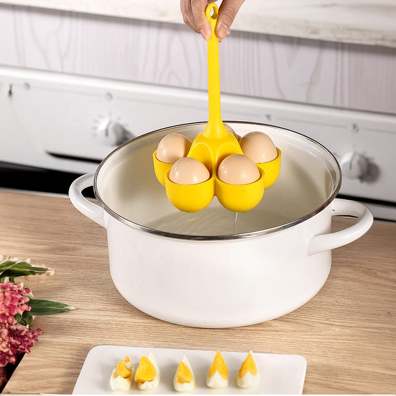 5 - Hole High - Temp Resistant Silicone Egg Cooker, Food - Grade for Making Complementary Food - Korvel