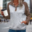 Contrast Textured Long Sleeve Sweatshirt - Korvel