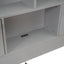 Full Size Platform Bed with Storage Headboard and Charging Station