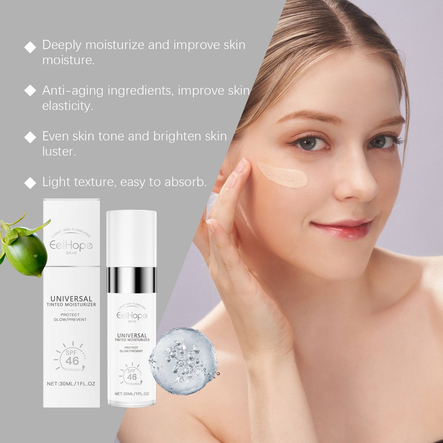 Toning And Moisturizing Cream Moisturizing And Moisturizing Face Repair Skin Brightening Cream - Korvel