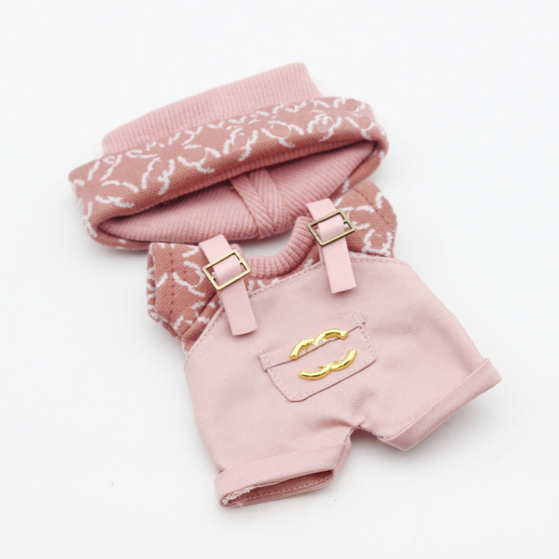 17cm Labubu First and Second Generation Blind Box 10cm Cotton Crying Doll Clothes Knitted Printed Hat - Korvel