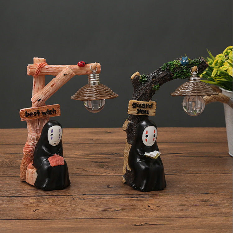 Creative Children's Graduation Gift Cartoon Faceless Male Night Light Gift for Boyfriend and Girlfriend Birthday Ornament - Korvel