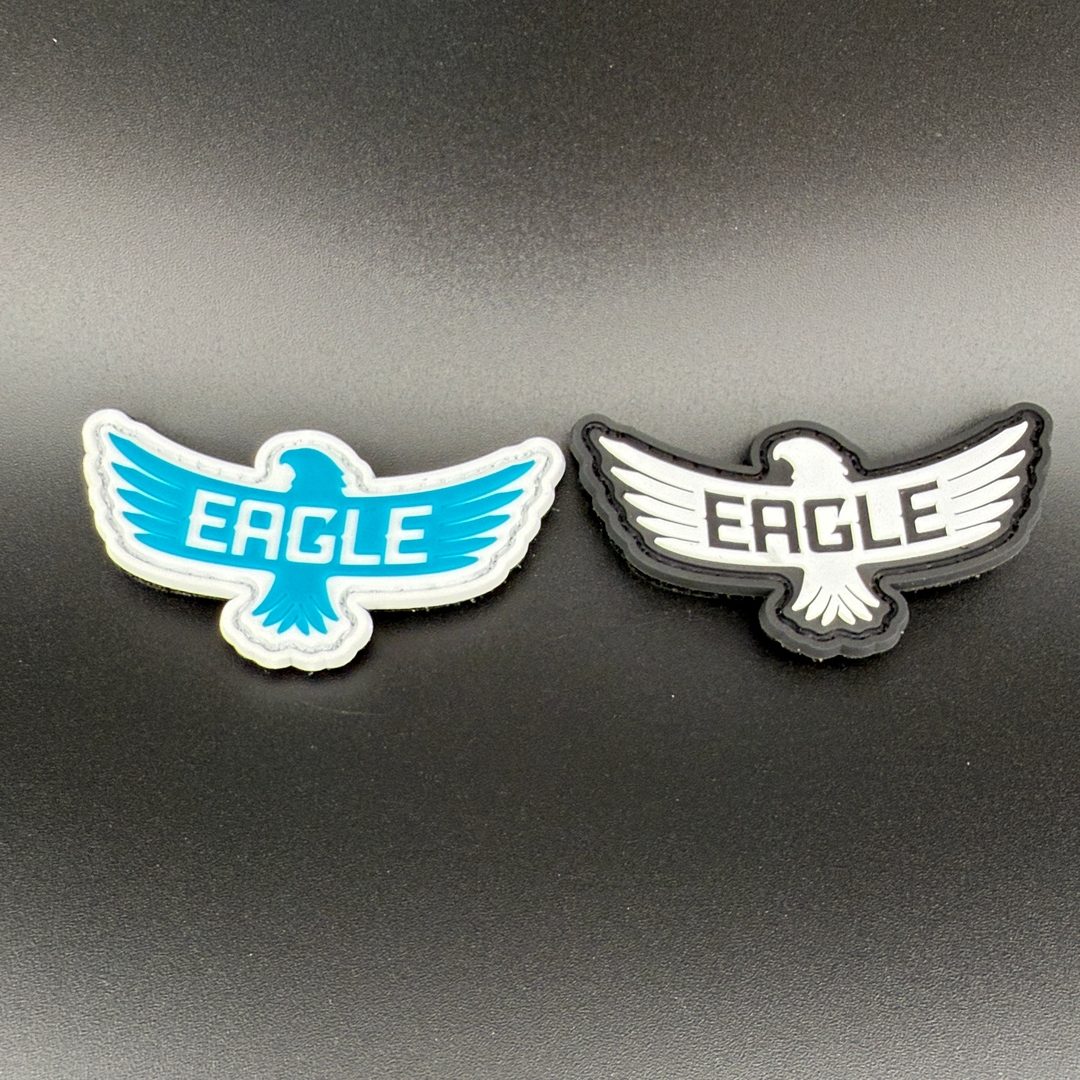 Team MVP PVC Patches with Hook N Loop Backing