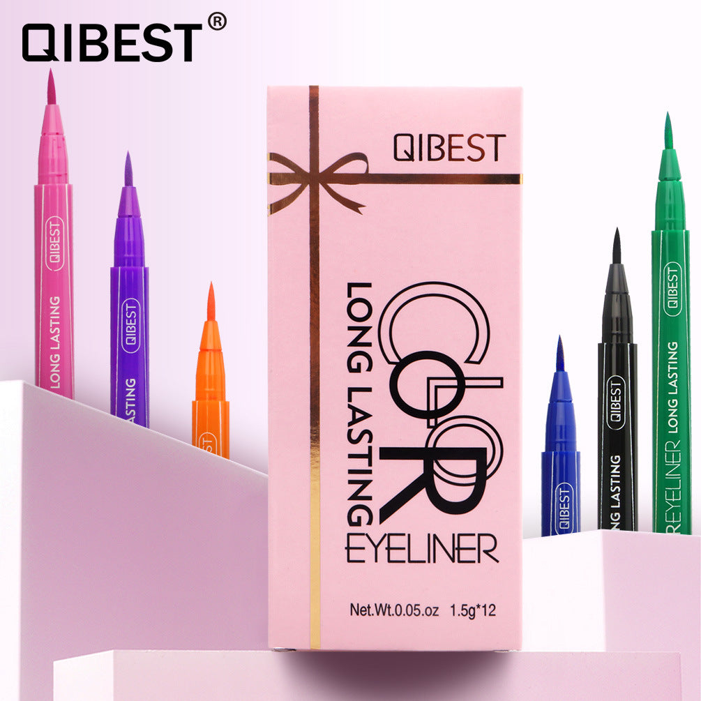 QIBEST Eyeliner Pen Coloré Étanche