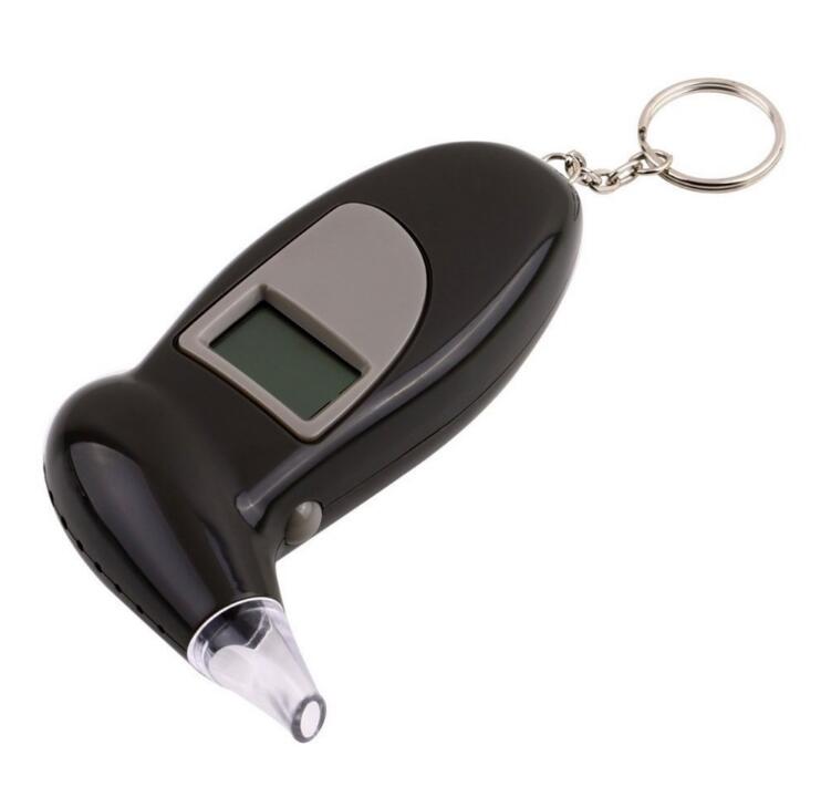 Digital Alcohol Breathalyzer Keychain - Portable BAC Tester