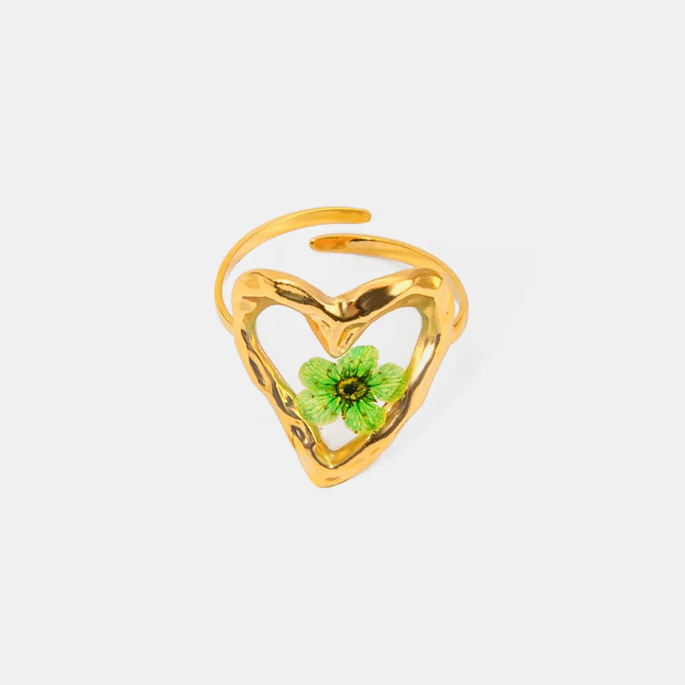 Stainless Steel Eternal Flower Ring - Korvel