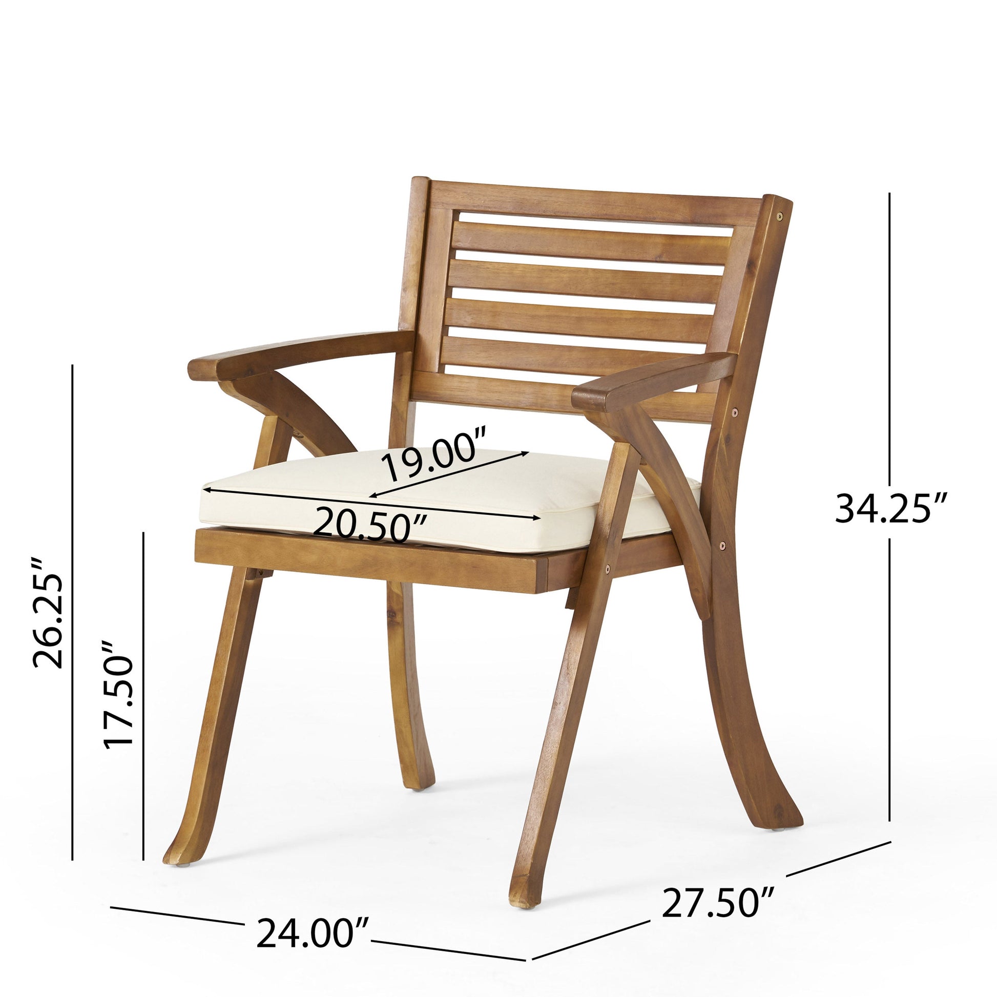 HERMOSA KD WOOD DINING CHAIR (set of 2) - Korvel