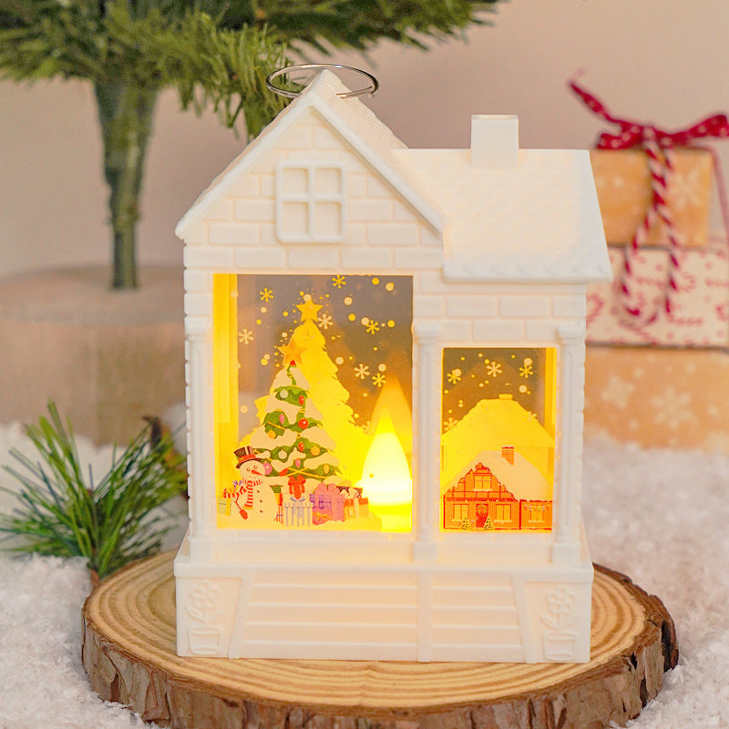 Christmas Gift LED Christmas Wind Light Electronic Candle Light Creative Night Light Christmas Tree Pendant Decorative Supplies - Korvel