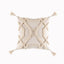 Tassels Cushion Cover 45x45cm Beige White Pillow Covers Decorative Pillow Case Square Home Boho Decor Macrame Pillowcase - Korvel