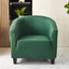 Elastic solid color semi-circular sofa cover, internet cafe, sand caf é, hotel leisure booth, all inclusive, single sofa chair cover - Korvel
