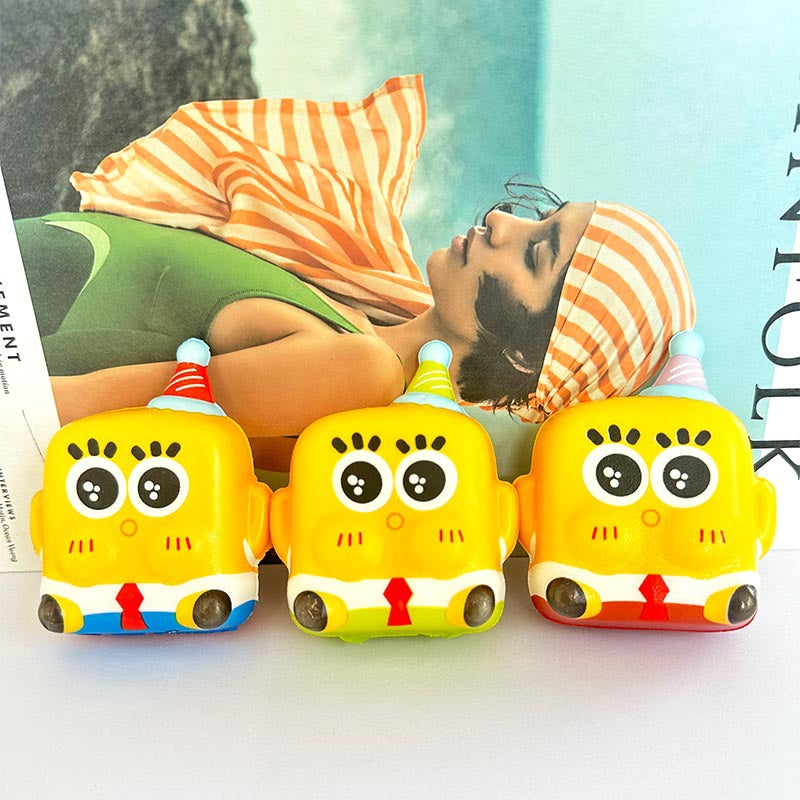 Netbag Egg Boy Party Pinch Music Stress Relief Toy Slow Rebound Ventilatory Artifact Cartoon Stress Relief Student Small Gift Item - Korvel