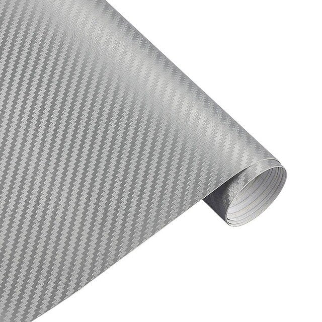 30cmx127cm 3D Carbon Fiber Vinyl Car Wrap Sheet Roll Film Car stickers and Decals Motorcycle Car Styling Accessories Automobiles - Korvel
