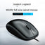 Souris USB filaire Logitech M100r pour la maison et le bureau