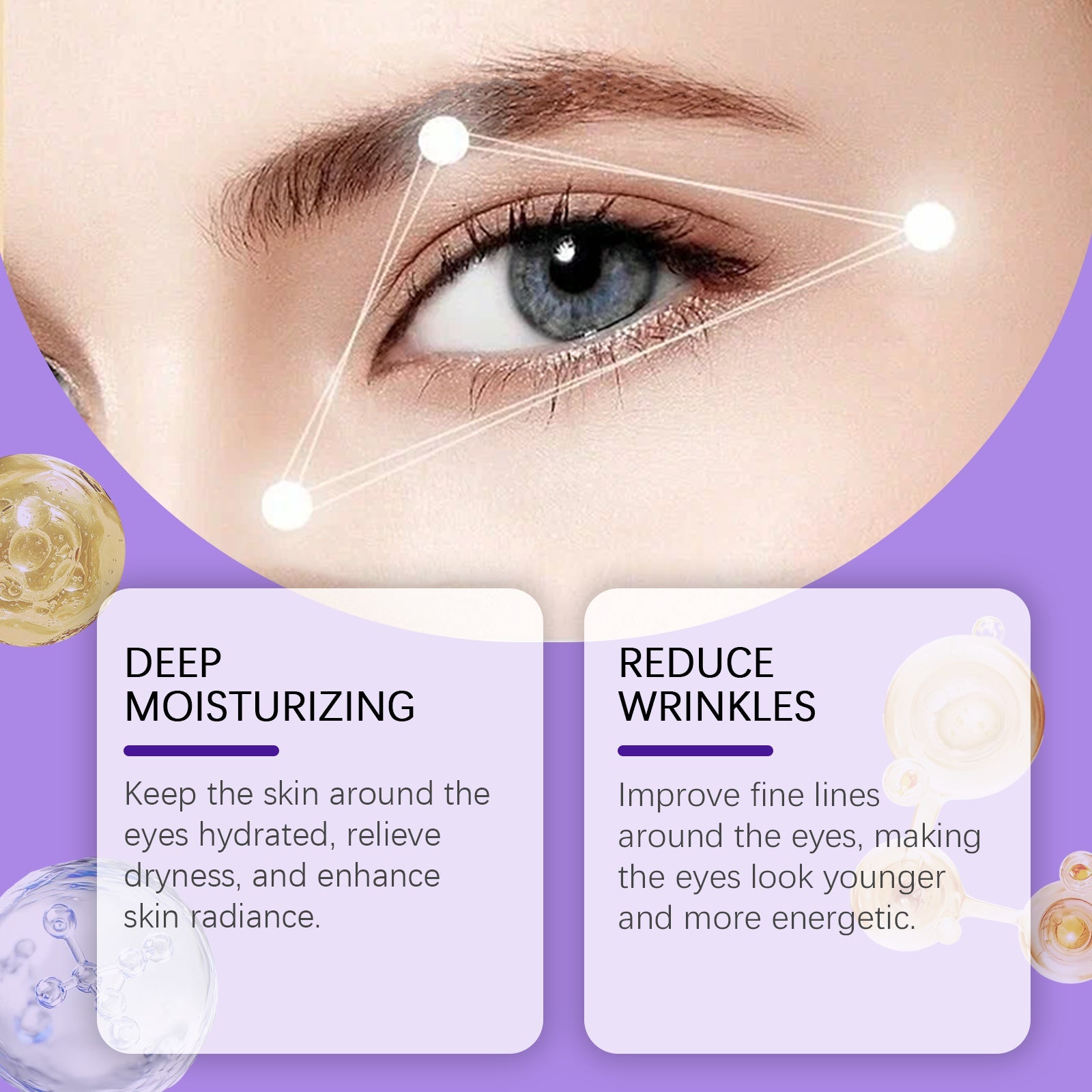 Moisturizing Eye Mask Nourishes And Moisturizes The Skin Around The Eyes - Korvel