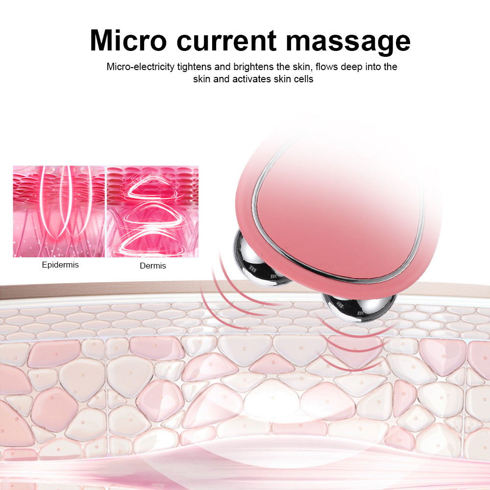 Micro Current Beauty Instrument Roller Instrument Beauty Massager 3d Roller Beauty Instrument - Korvel