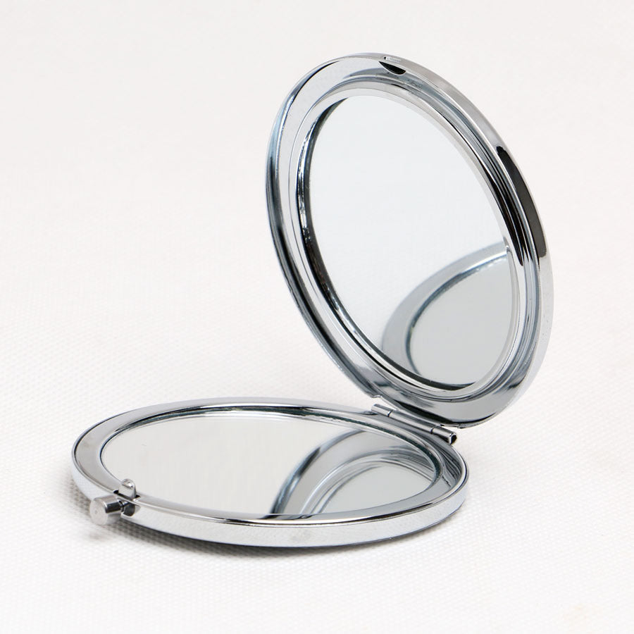 Mini Pocket Cosmetic Compact Mirror Foldable Double Sides Pocket Mirror Girl Beauty Tools - Korvel
