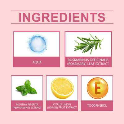Rosemary Peppermint Hair Care Spray for Nourished, Soft Hair