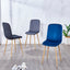 Modern Blue Dining Chair Set of 4