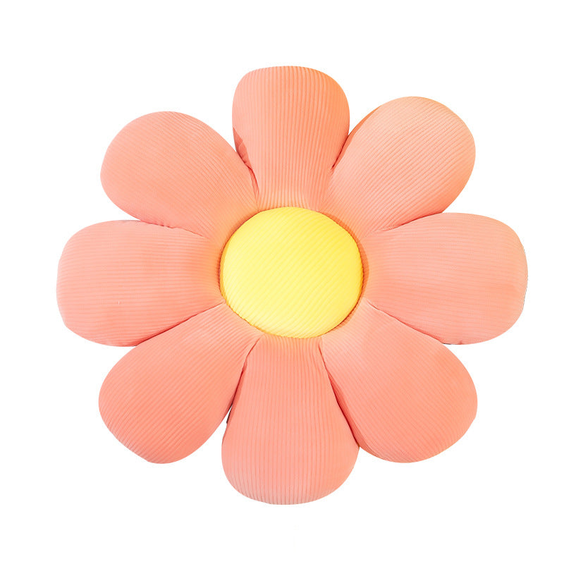 Daisy Flower Shaped Office Cushion, Computer Cushion, Sun Flower Tatami Cushion, Flower Petal Pillow, Cute Packaging - Korvel