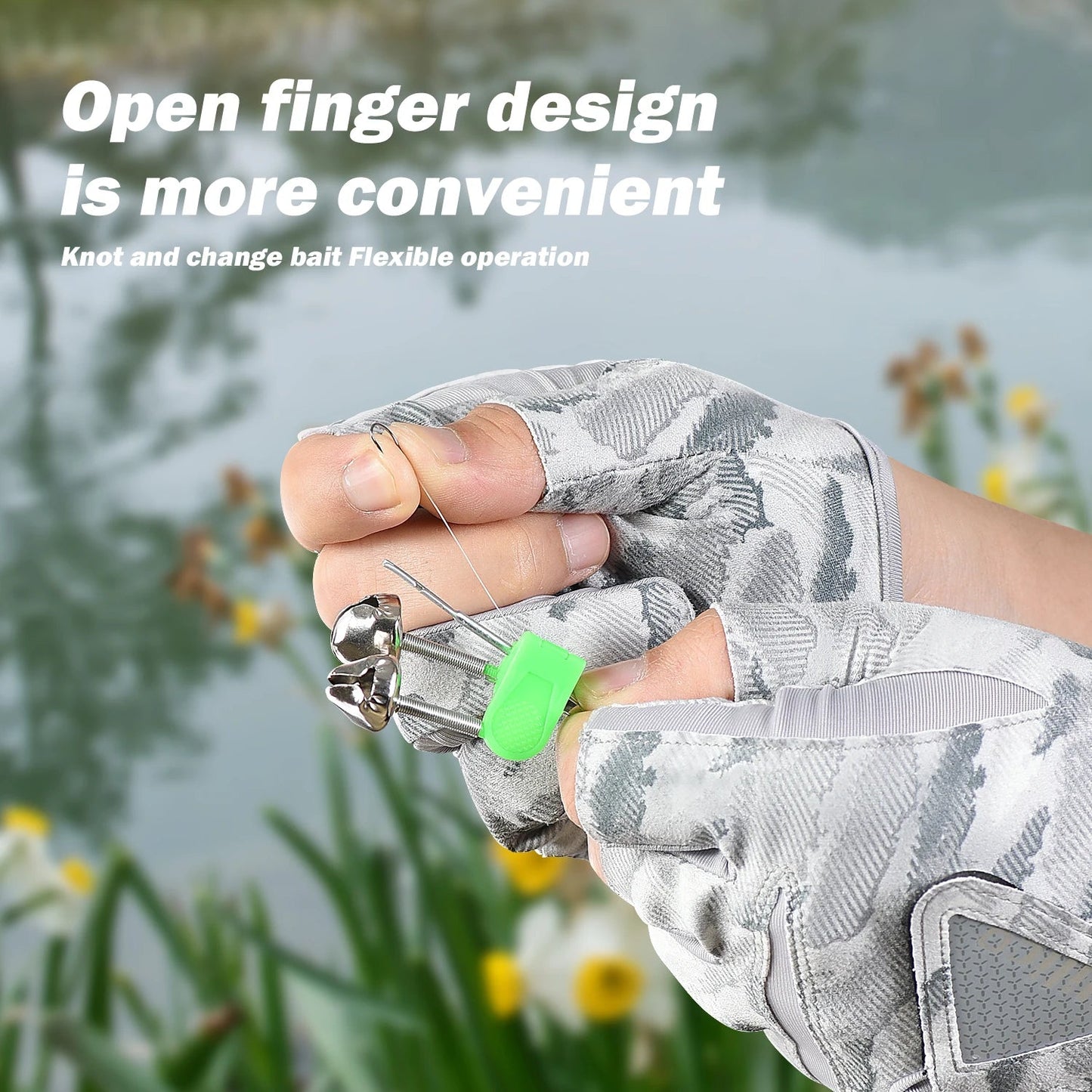 Guantes de Pesca de Lure de 3 Dedos Premium para Comodidad y Control