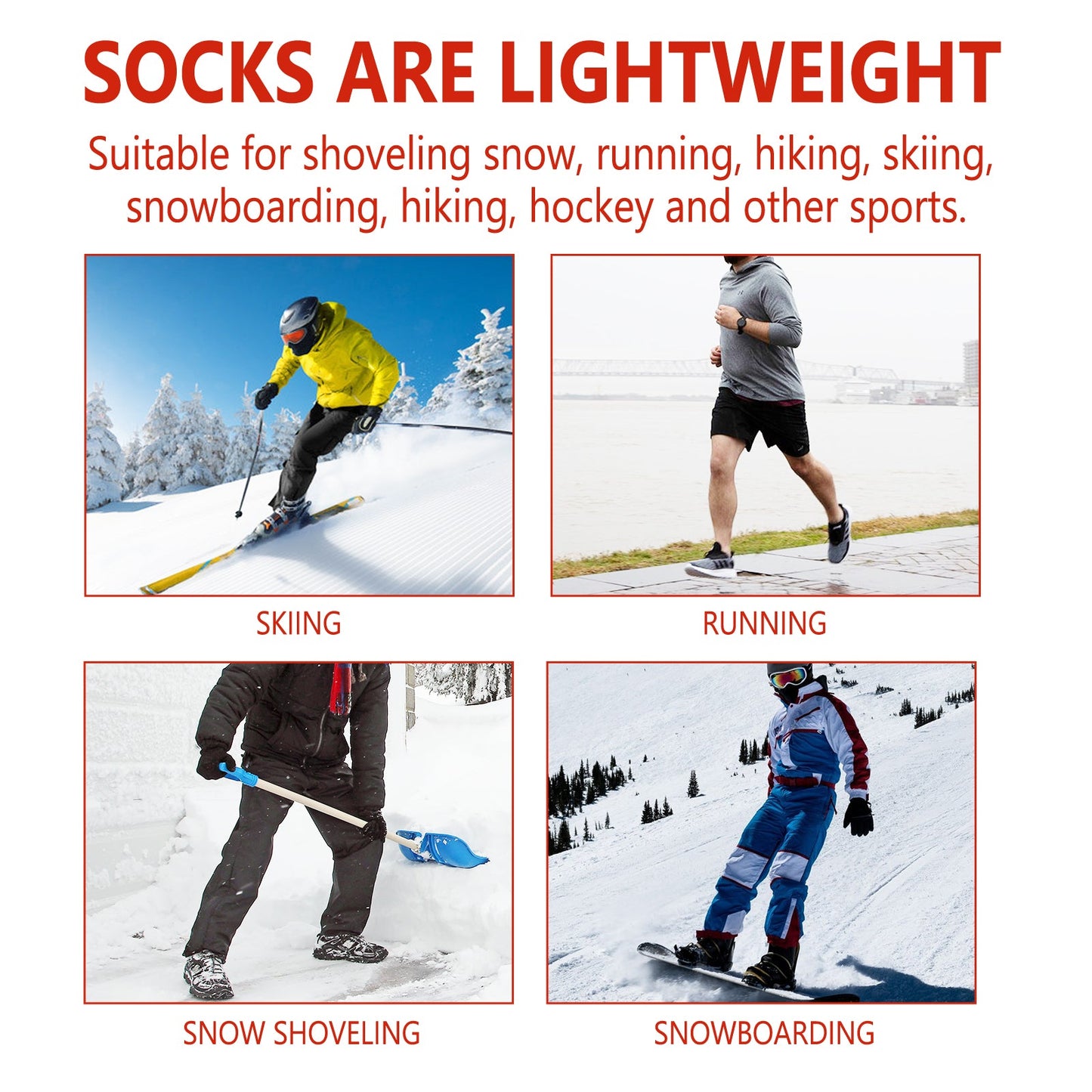 Self-Heating Massage Socks, Winter Outdoor Sports Wind And Cold Foot Care Massage Socks - Korvel