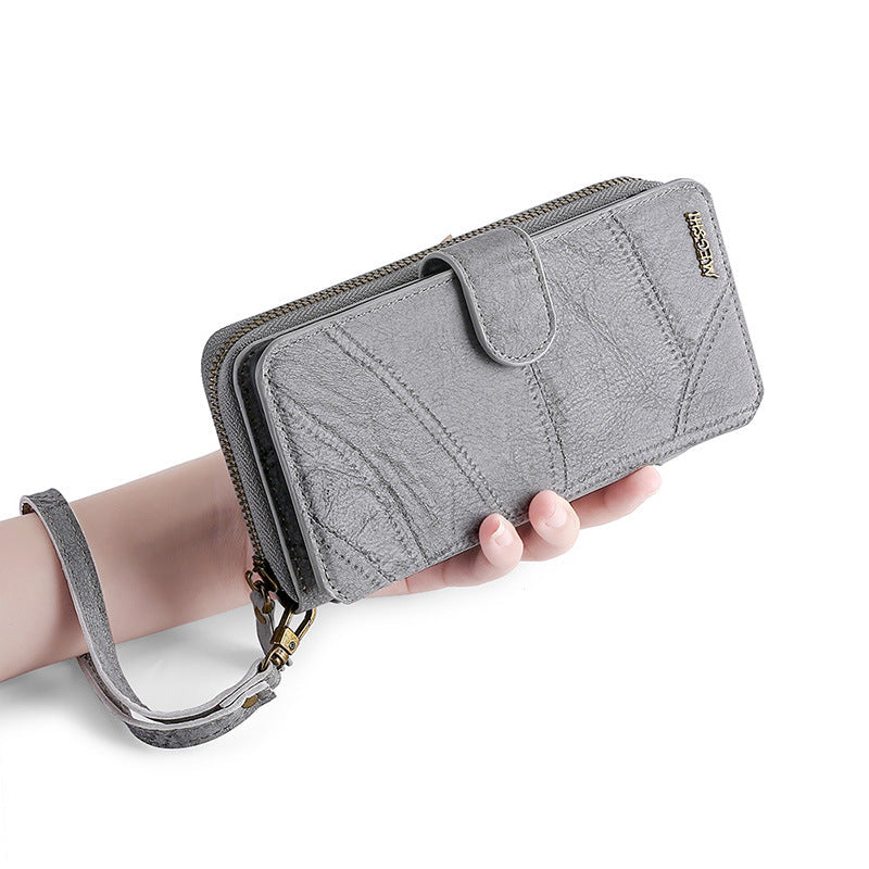 Suitable for iPhone 15 Promax phone case, wallet, card insertion phone case, flip cover leather case - Korvel