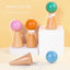 Hand eye coordination traditional toy wooden skill cup sensory integration training throwing and catching ball - Korvel