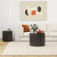 Coffee Table Set of 2, Round Coffee Table ,Nesting Coffet Table,End table,Circle Sidetable for Living room ,Bedroom - Korvel