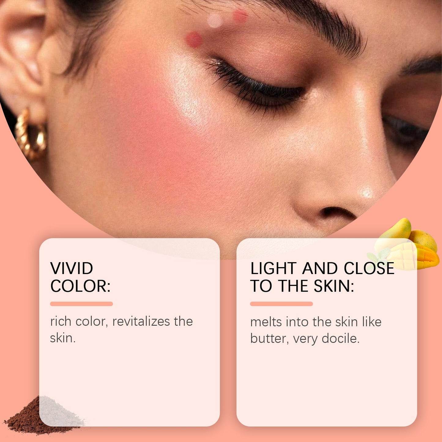 Butter Moisturizing Blush in Nude - Long Lasting Matte Finish