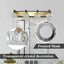 LED 4-Light Modern Crystal Bathroom Vanity Light Over Mirror Bath Wall Lighting  Fixtures - Korvel