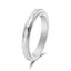 Diamond shaped niche jewelry for women, narrow cut food ring, rotatable ring - Korvel